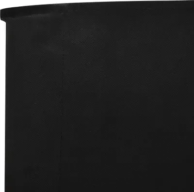 Produktbild von vidaXL 9-teiliges Windschutzgewebe 1200 x 120 cm Schwarz