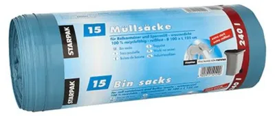 Zdjęcie produktu dla Papstar Müllsäcke blau 240l 60my