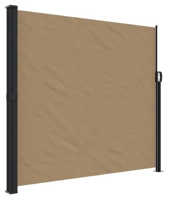 Zdjęcie produktu dla vidaXL Wysuwana markiza boczna Taupe 180x300 cm