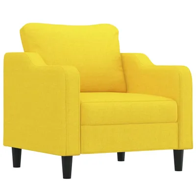 Obrázek produktu pro vidaXL Křeslo světle žluté 60 cm látka