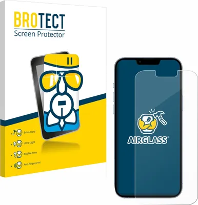 Produktbild von BROTECT Schutzglas für Apple iPhone 13 Pro Max Schutzfolie Panzer Folie Glas Display Schutz klar