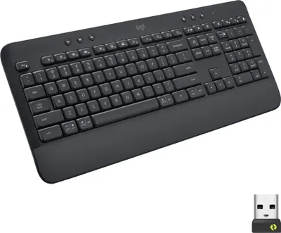 Obrázok produktu pre Logitech 920-010912, Plná veľkosť (100 %), Bezdrôtový, Bluetooth, Membránový spínač kláves, QWERTZ, Grafit