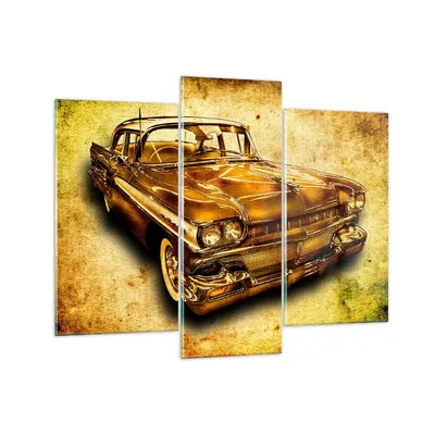 Produktbild von Bilder auf glas - Auto klassisch Limousine Geschwindigkeit - 130x100cm - Glasbilder - Wandbilder - Kunstdruck - Wanddekoration aus Glas - Glas Bilder - Wandbild auf Glas - GCB130x100-0526