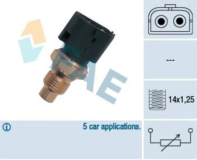 Produktbild von FAE 32390 Kühlmitteltemperatursensor für VOLVO 760 (704, 764) 760 Kombi (704, 765)