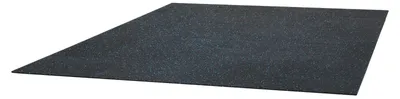 Produktbild von VEVOR Puzzlematte, 24 Stück, 610 x 610 x 10 mm, schwarz mit blauen Punkten