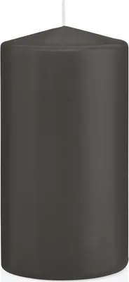Produktbild von Wiedemann Stumpenkerzen Grau 150 x Ø 78 mm, 8 Stück