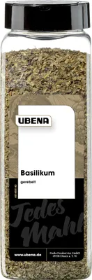 Immagine prodotto di Basilico Ubena strofinato fresco leggermente dolce 150g