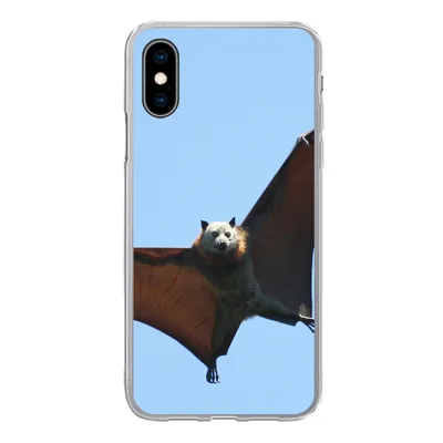 Produktbild von MuchoWow® Handyhülle Schutzhülle Hülle für iPhone X Fledermaus - Luft - Flügel Silikon Softcase Handy Hülle - Handyhülle