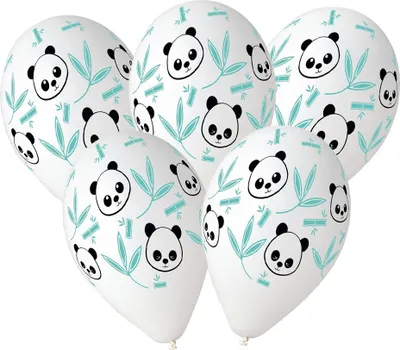 Obrázok produktu pre 5 balónikov medvedík panda