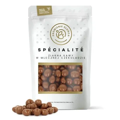 Zdjęcie produktu dla Palone Ziarna Kawy w Mlecznej Czekoladzie 500 g