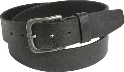 Produktbild von Ledergürtel Büffelleder mit Altsilberschließe 4 cm Vintage