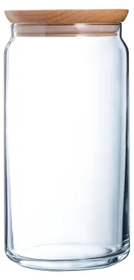 Image de Pot de conservation en verre Pure Jar Wood - Luminarc