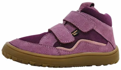 Image de Froddo : Chaussures pour filles, chaussures basses, à scratch, chaussures pieds nus, couleur rose, chaussures de loisirs