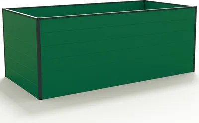 Produktbild von GFP Hochbeet Kräuter-Gemüse-Beet Aluminium CHRISTINA - 195x99x77cm - grün