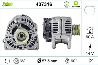 Obrázek produktu pro Generátor VALEO Položka: 437316