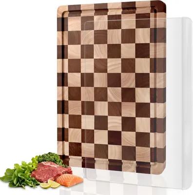 Produktbild von Schneidebrett Set 2 Stücke, Akazienholz und Acryl, für Küche