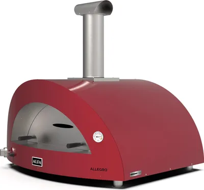 Produktbild von Alfa Forni Moderno 5 Pizze Hybrid Antik Rot