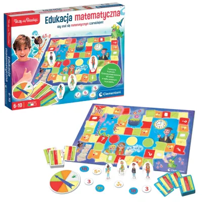 Produktbild von Brettspiel, pädagogische Mathematik, spielerisch lernen, polnische Sprache, Clementoni 50778