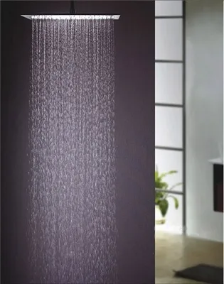 Produktbild von Premium Edelstahl 30x30 cm Regendusche 300mm Kopfbrause Eckig