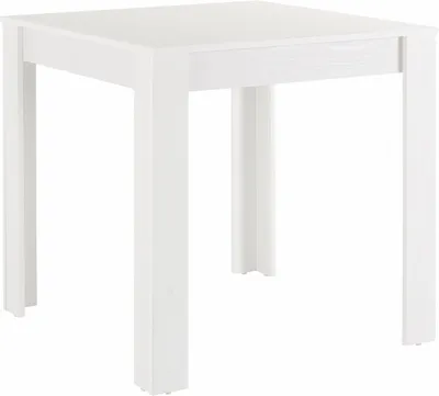 Produktbild von Esstisch Lynn in Weiß, mit einer Breite von 80 cm und einer Höhe von 75 cm