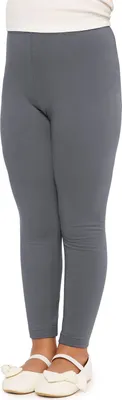 Produktbild von Merry Style Mädchen Lange Leggings aus Baumwolle MS10-225 (Grau, 134 cm)
