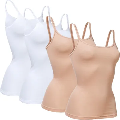 Produktbild von Con-ta Damen-Unterhemd 4er-Pack weiß/haut 46