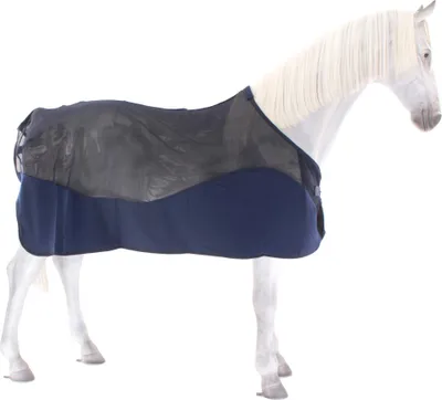 Produktbild von Pfiff Fliegendecke mit Fleece - blau
