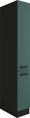 Produktbild von Optifit Apothekerschrank Verona405 BxTxH 30 x 57,1 x 206,8 cm grün matt zerlegt KUVE HFZ306-9+