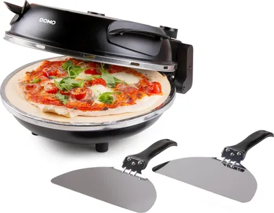 Zdjęcie produktu dla Domo DO9285PZ, 1 pizza(e), Czarny, 32 cm, 400 °C, Ceramika, 0,9 m
