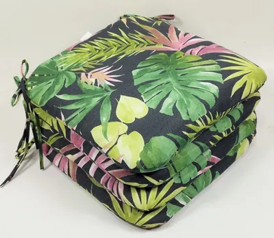 Obrázek produktu pro Sedák 40x40 cm látka monstera - set 4 kusy