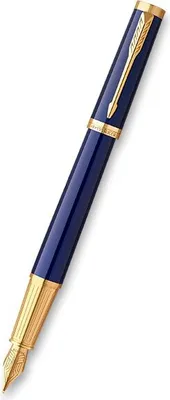 Produktbild von PARKER Füller Ingenuity Blau glänzend G.T. schwarz F Geschenkbox