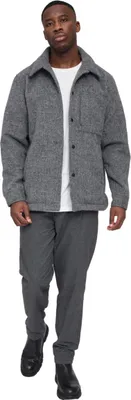 Produktbild von Mazine Vegan Wool Jacket - Leichte Jacke, Größe:L, Farbe:anthracite mel.