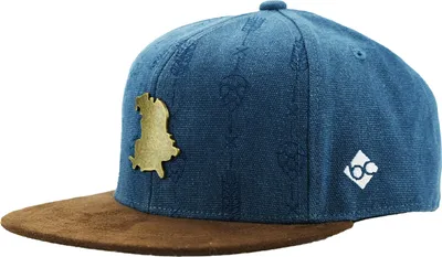 Produktbild von Bavarian Caps Uni Snapback , Freistaat Hopfen&Malz - Blau