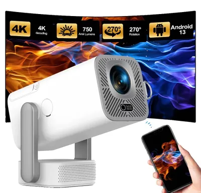 Immagine prodotto di Proiettore, elevata luminosità 13.500 lumen, risoluzione Full HD 1080p, versione Android