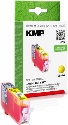 Obrázok produktu pre KMP C85, Žltá, Atrament na pigmentovej báze, 1 kusov