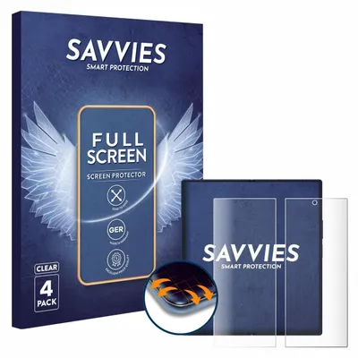 Produktbild von 4x Savvies Fullscreen Schutzfolie für Samsung Galaxy Z Fold 7 (Inneres Display) Displayschutz Folie Fullcover Klar Transparent