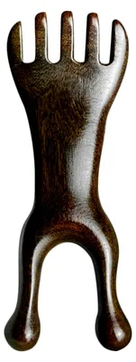 Produktbild von Nasenmassagegerät aus Sandelholz mit Schabefunktion