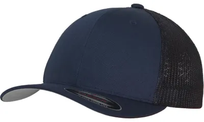 Produktbild von Urban Classics Flexfit Mesh Trucker Herren Cap Einfarbig, Größe: L/Xl; Farbe: Navy