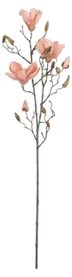 Image de Mica Decorations - Branches de magnolia artificielles - 88 cm - rose - soie artificielle