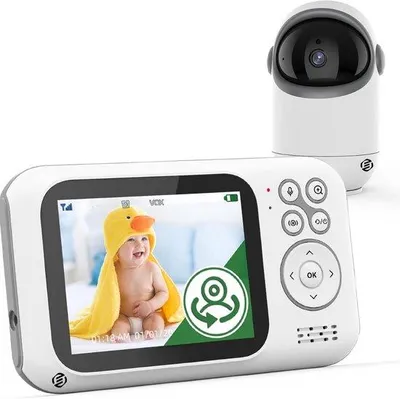 Productafbeelding van Babycamera - Premium - Voor binnenshuis - Multifunctioneel - Digitaal - Babycamera