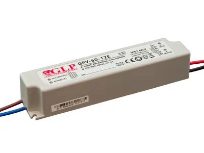 Immagine prodotto di Alimentatore GLP GPV-60-12E, 12 V/5 A, IP67, ingresso UE