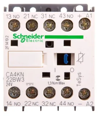 Produktbild von Hilfsschütz 10A 2NO 2NC 24V DC CA4KN22BW3