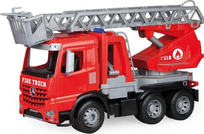 Produktbild von Lena - Worxx Feuerwehrauto - Mercedes-Benz Arocs (49cm) Löschfahrzeug Leiterwagen Feuerwehr