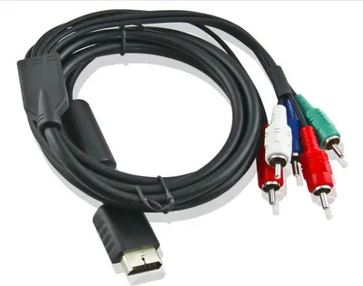 Produktbild von Komponent Kabel / Component Cable für PS2 und PS3 Kabellänge 1,40 m