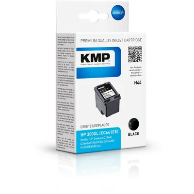 Produktbild von KMP H44 Tintenpatrone schwarz komp. mit HP CC 641 EE Nr. 300XL