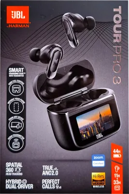 Produktbild von JBL Tour Pro 3 In-Ear-Kopfhörer Bluetooth, Smart Charging Case™ schwarz