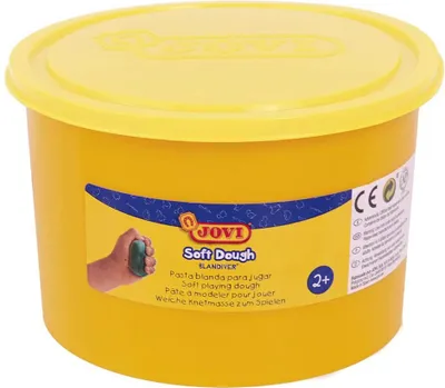 Produktbild von Jovi Soft Dough BLANDIVER Knetmasse 460 g Dose gelb