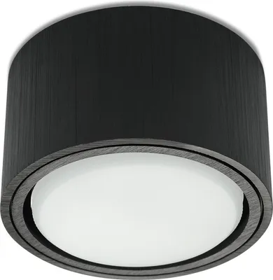 Produktbild von Sweet LED Aufbaustrahler flach 8W GX53 Aufputz rund schwarz 55mm neutralweiß Spot