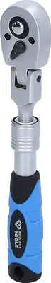 Image de BRILLIANT TOOLS Cliquet réversible télescopique 1/4" à tête flexible (175 - 225 mm) - BT020997