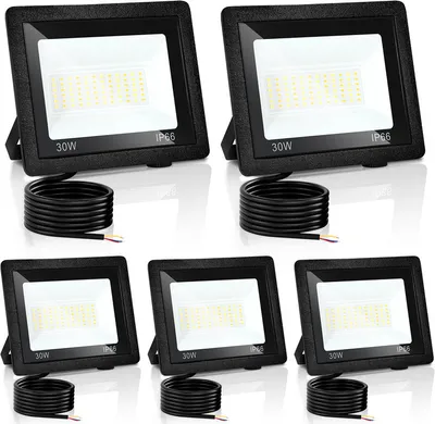 Immagine prodotto di Jopassy LED Proiettore LED da costruzione 5X 30W 3 colori 3000/4000/6500K Proiettore con IP66 impermeabile